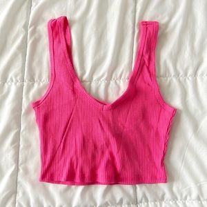 Pink Crop Tank